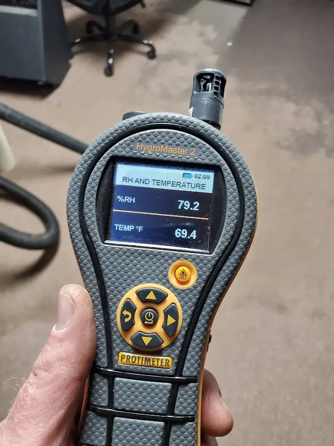 Moisture meter humidity assessment for Fire & Smoke Damage Restoration in New Haven